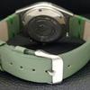 VINTAGE ORIENT AUTOMATIC 46941 JAPAN MENS GREEN COLOR DIAL WATCH a700709-5 R204-a700709