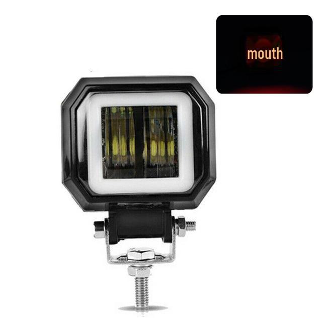 20W Motorcycle LED Work Light & Headlight with Fog Light and Angel Eye Aperture