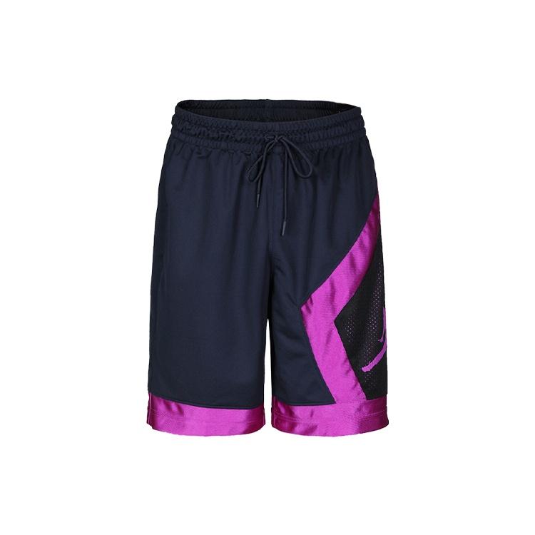Air Jordan Jumpman Diamond Quick Dry Mesh Splicing Basketball Shorts Navy Blue Men s AV3207-451 M