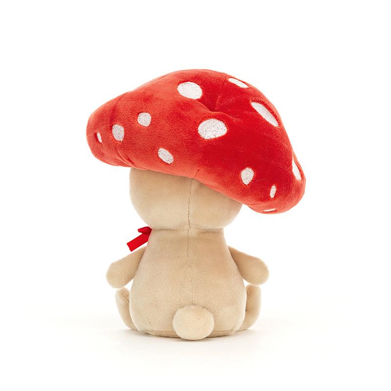 JELLYCAT Plant Series Mushroom Boy Robbie Cute Doll Plush Doll 16cm Tall