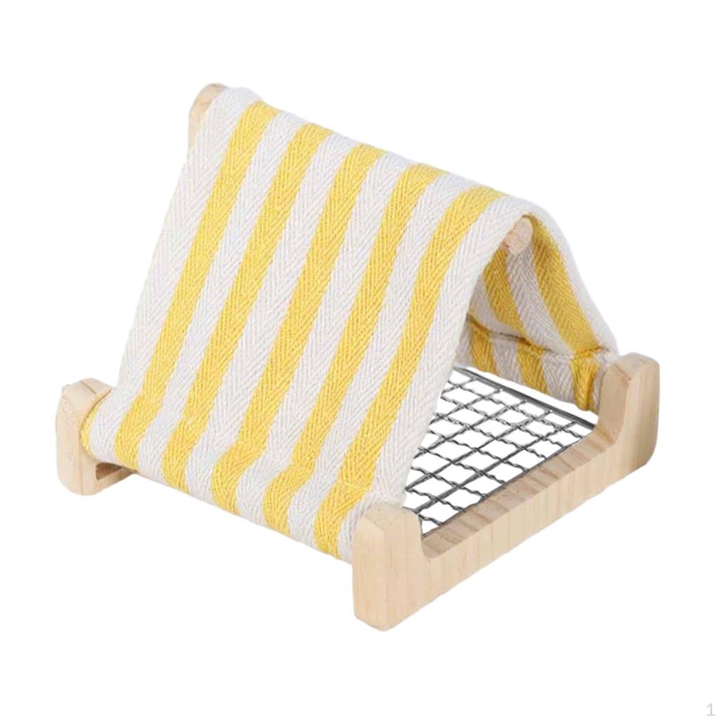 Bird Nest .7x16.5x15cm Hanging Hammock Bed Sturdy Wood Parakeet Hideaway for Pet Parrot