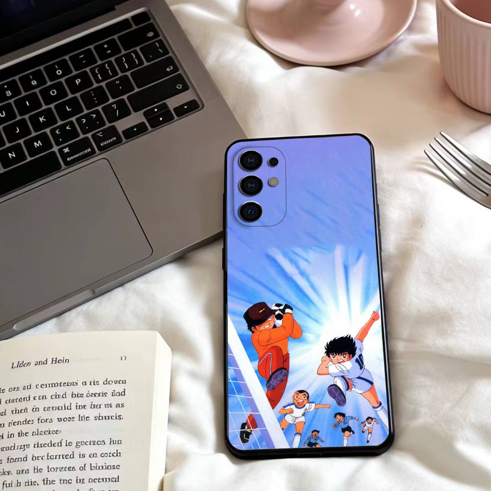 Anime Cool C-Captain T-Tsubasa  Phone Case For Samsung S25,24,23,22,30,21,10,9,Ultra,Plus,Lite,FE,4,5 G Soft Black Case