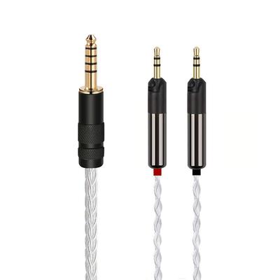 Luxferre r70x Ersatz Symmetrisches Kabel Kopfhörerkabel Einkristall-Kupfer 24K Vergoldet Symmetrischer Standardstecker Upgrade-Kabel Kompatibel mit