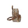 Gucci GG Supreme Mini Backpack, Beige Ebony Canvas Brown Leather Trim Gold Hardware, Men's Backpacks for Daily Shopping Travel 725654-92TCG-8563