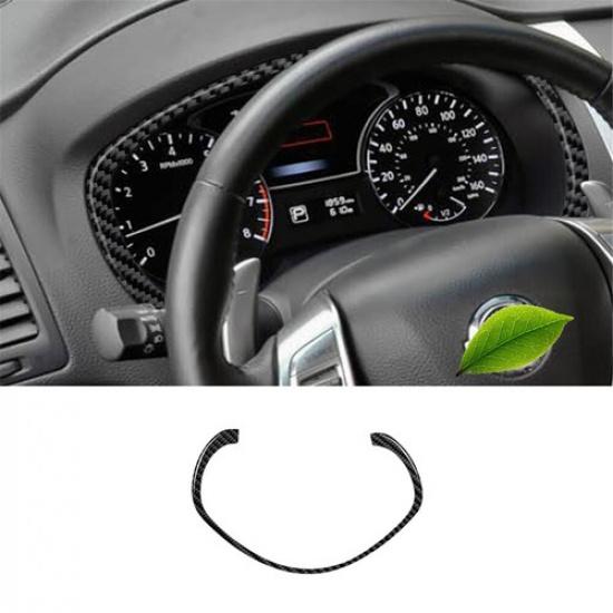 Carbon Fiber Interior Speedometer Frame Cover Trim For Nissan Altima Sedan