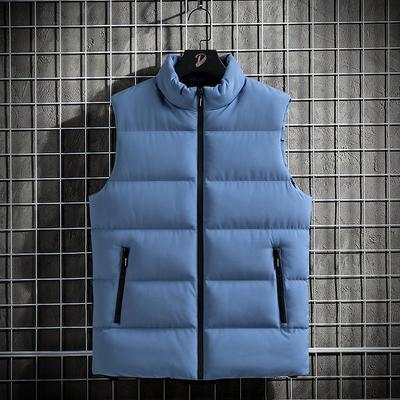 Gilet homme automne et hiver léger et fin tendance sans manches nouveau gilet d'extérieur gilet veste gilet homme revers