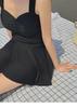 Women's Sexy Sporty Solid Color Strappy One-Piece Swimsuit - Slim-Fit Backless Hot Spring Swimwear