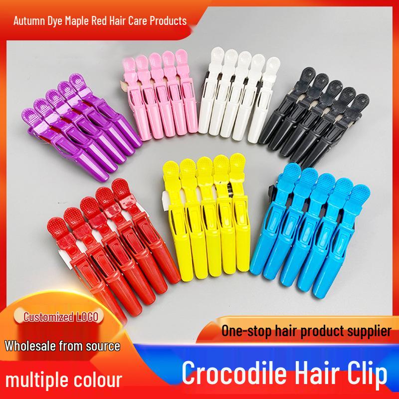 Hairdressing Crocodile and Duckbill Clips for Sectioning, Perming, Dyeing