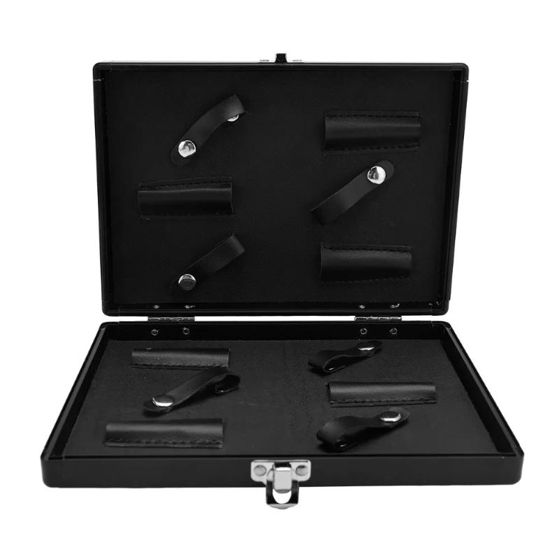 1Pcs Portable Shears Storage Case For Salon Shockproof Organizer Hard Leather Toolbox Hairdressing Hair Scissors Storage Box