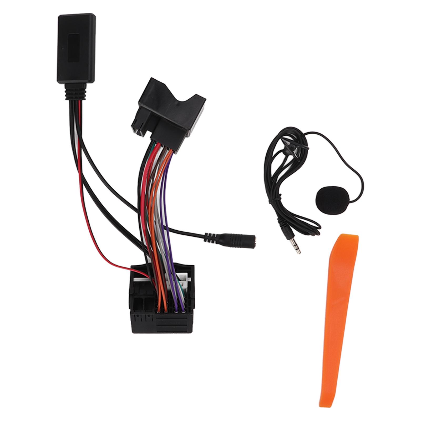 

Автомобильный AUX аудио входной кабель Bluetooth 5.0 с микрофоном Адаптер громкой связи Замена для A3 TT A4 2007‑2014