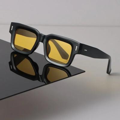 Designer Square Sunglasses Women Men Candy Color Retro Black Sun Glasses Luxury Personality Eyewear Mirror Brand