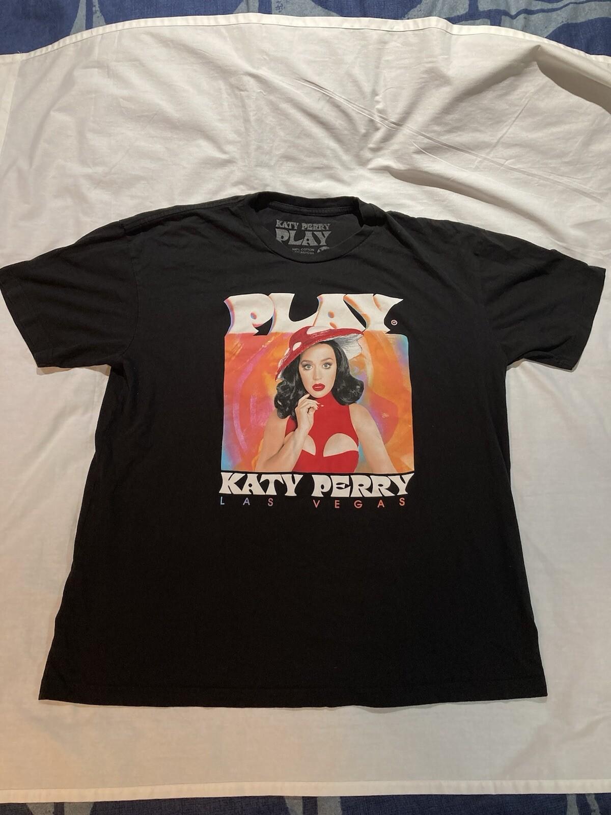 Katy Perry “Play” T-shirt, Las Vegas Residency, Size XL Unisex T-Shirt M