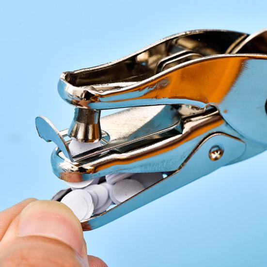 Perforatoare de Hârtie Mici cu Forme, Suprafață Netedă, Convenabile, Portabile, Perforatoare de Găuri Circulare pentru