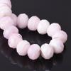 10pcs 12x8mm Rondelle Faceted Opaque Lampwork Glass Loose Spacer Beads For Jewelry Making DIY Crafts Findings