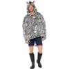 Smiffys Unisex Adult Zebra Costume Poncho