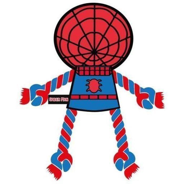For Fan Pets Corde à dents pour Chien Spiderman | 22x8x36 cm