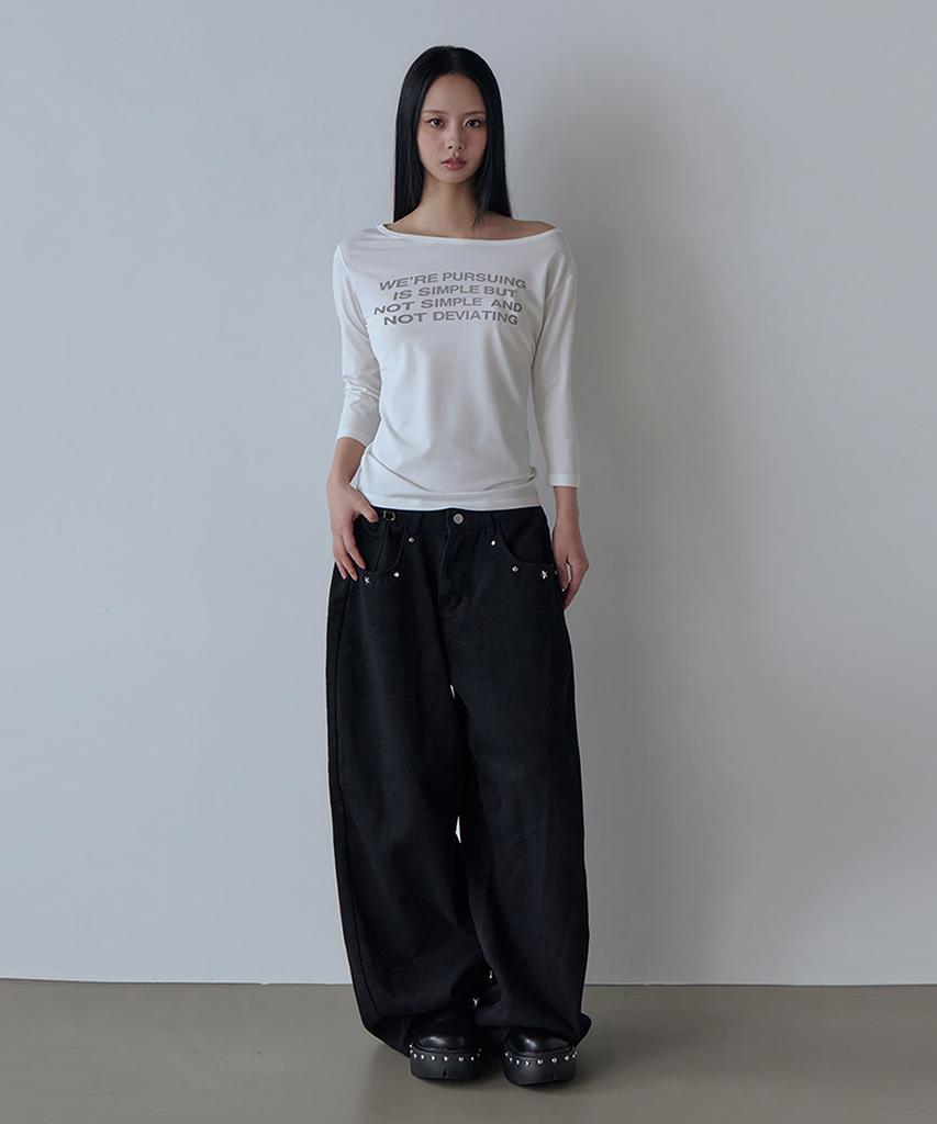 5OML Not Simple Long Sleeve (Ivory)