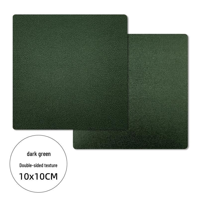 Cross-Border Double-Sided PU Leather Waterproof Non-Slip Coasters - Customizable Corporate Logo Insulation Pads