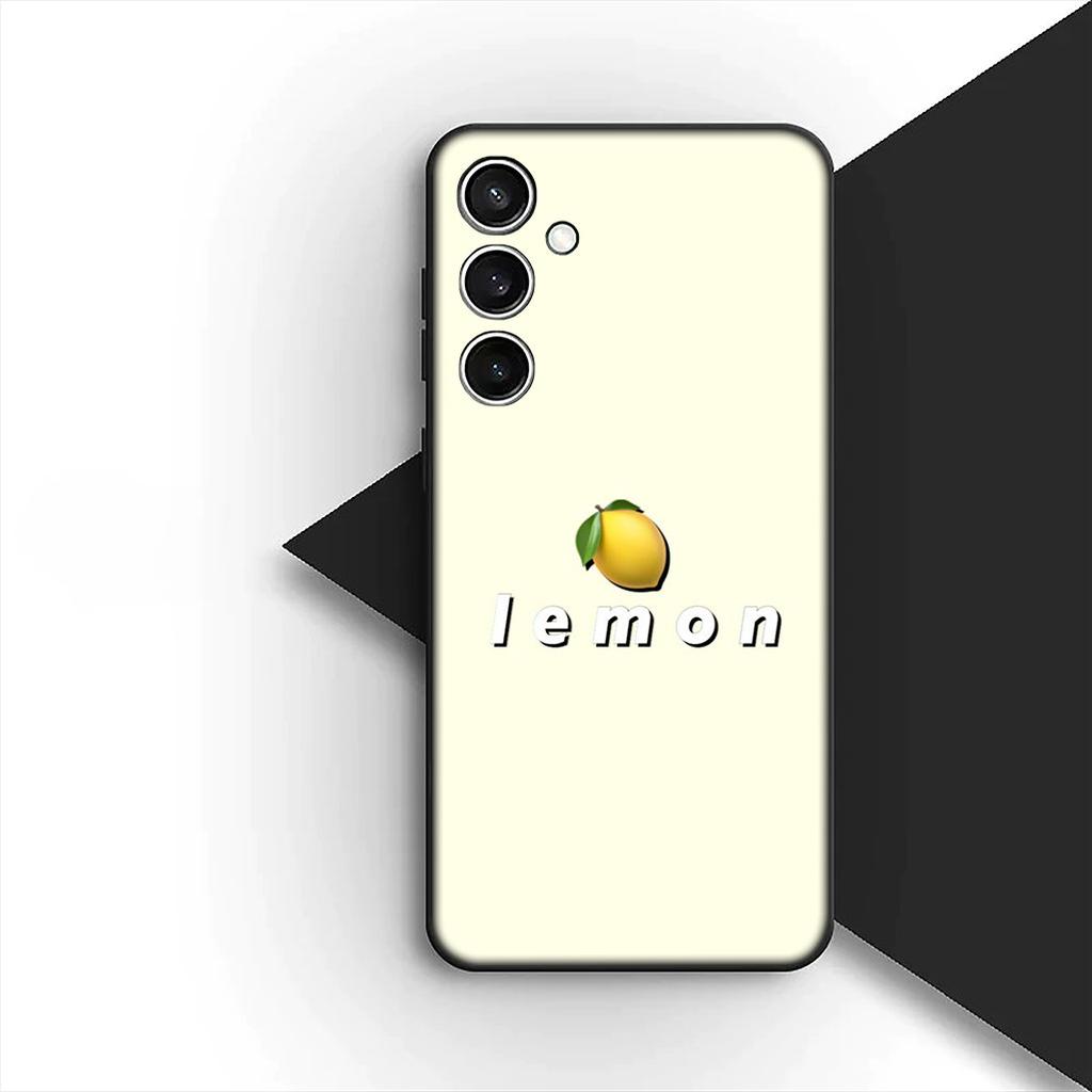 Cover for Samsung Galaxy A35 A36 A55 A26 A05 A06 A14 A50 A51 A53 A54 A12 A13 A23 Phone Case Mediterranean Lemon fruit Summer