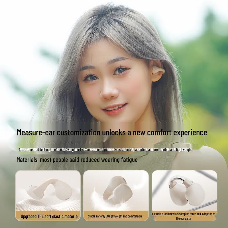 Lanston TS03PRO Open-Ear Clip-On Sport Bluetooth Earbuds