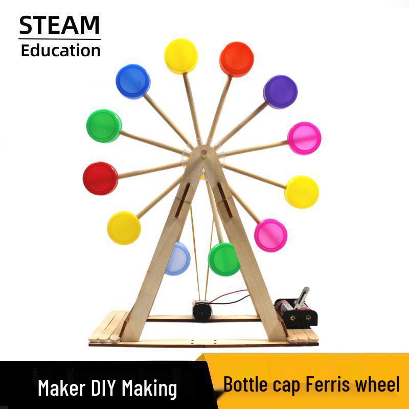 Men’s Birthday Cake Decoration Ferris Wheel Windmill Style