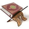 Good-2X Kuran Quran Koran Holy Book Stand Holder, Wooden Eid Al-Fitr Shelf For Islamic Books And Bible Reading, Islam Decor
