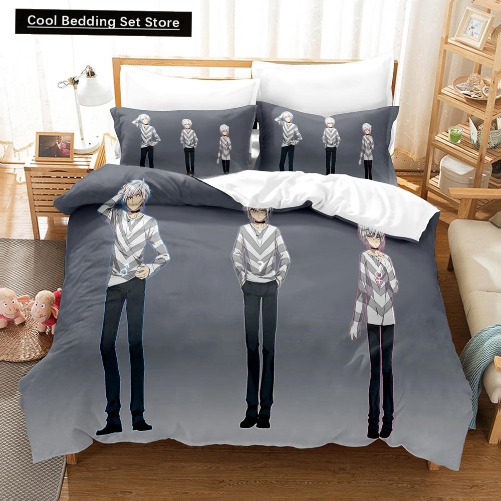 Fashion Anime A Certain Scientific Accelerator Bedding Set Single Twin Full Queen King Size Bed Set Adult Kid Bedroom Duvetcover