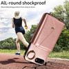 Per iPhone 6/6s/6Plus/7/8,7Plus/8Plus,iPhone SE (2020/2022) Tracolla Corda Anello Staffa Design Porta Carte Slot Copertura con Texture Litchi Custodia per Telefono