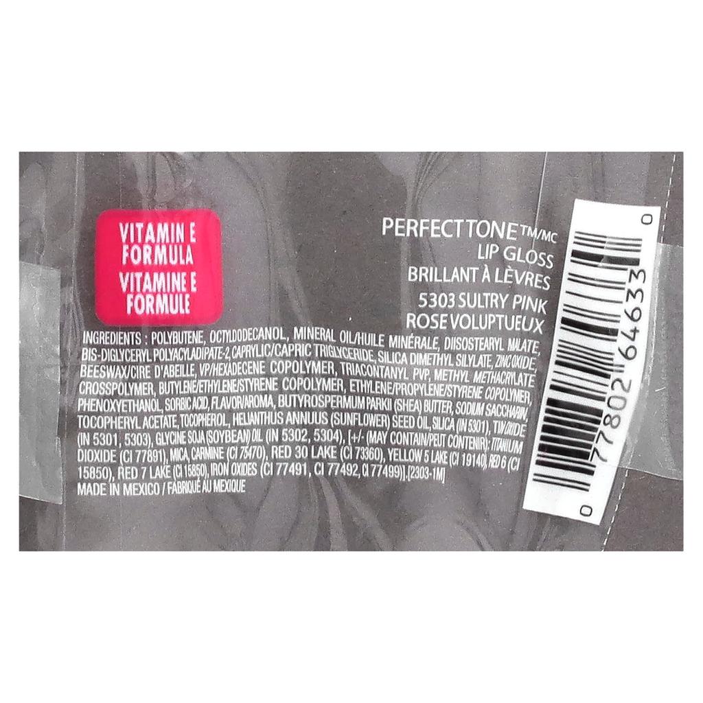 Perfect Tone, Lip Gloss, 5303 Sultry Pink, 11.8Ml(0.4Fl Oz)