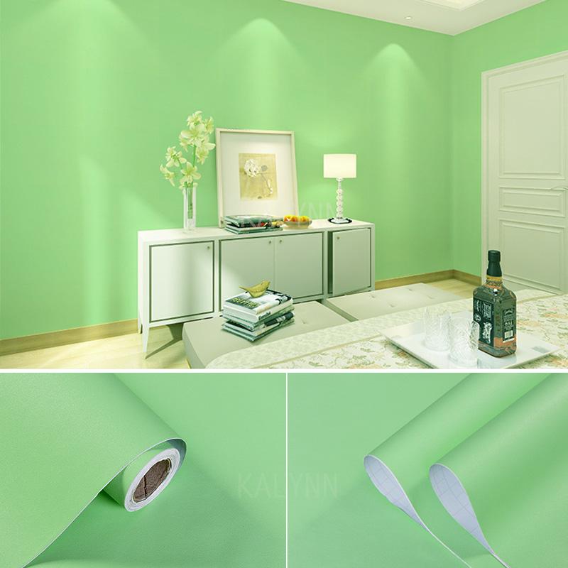 Width Peel and Stick Wallpaper Solid Color Contact Paper Self-Adhesive Sticker Wall Furniture Covering Vinyl Rolls 1-10m