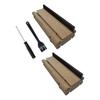 Luthier's Fret Crowning Tool Wooden Design for Bass Instrument Shaping