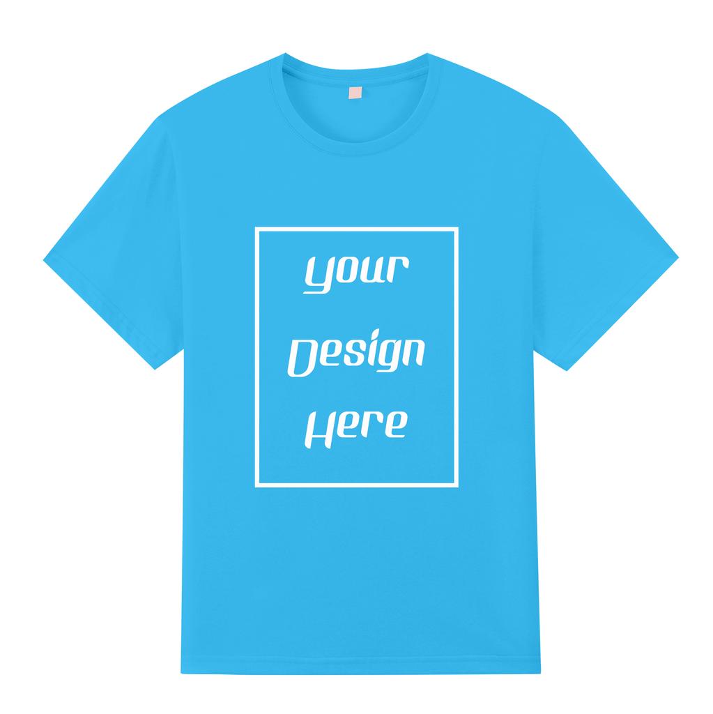 Streetwear Customized Pattern Print T-Shirt Harajuku Casual O Neck Short Sleeves Men Women Cotton T-Shirt