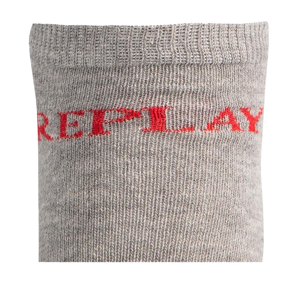 Replay Unisex Adult Logo Melange Liner Socks (Pack of 3)