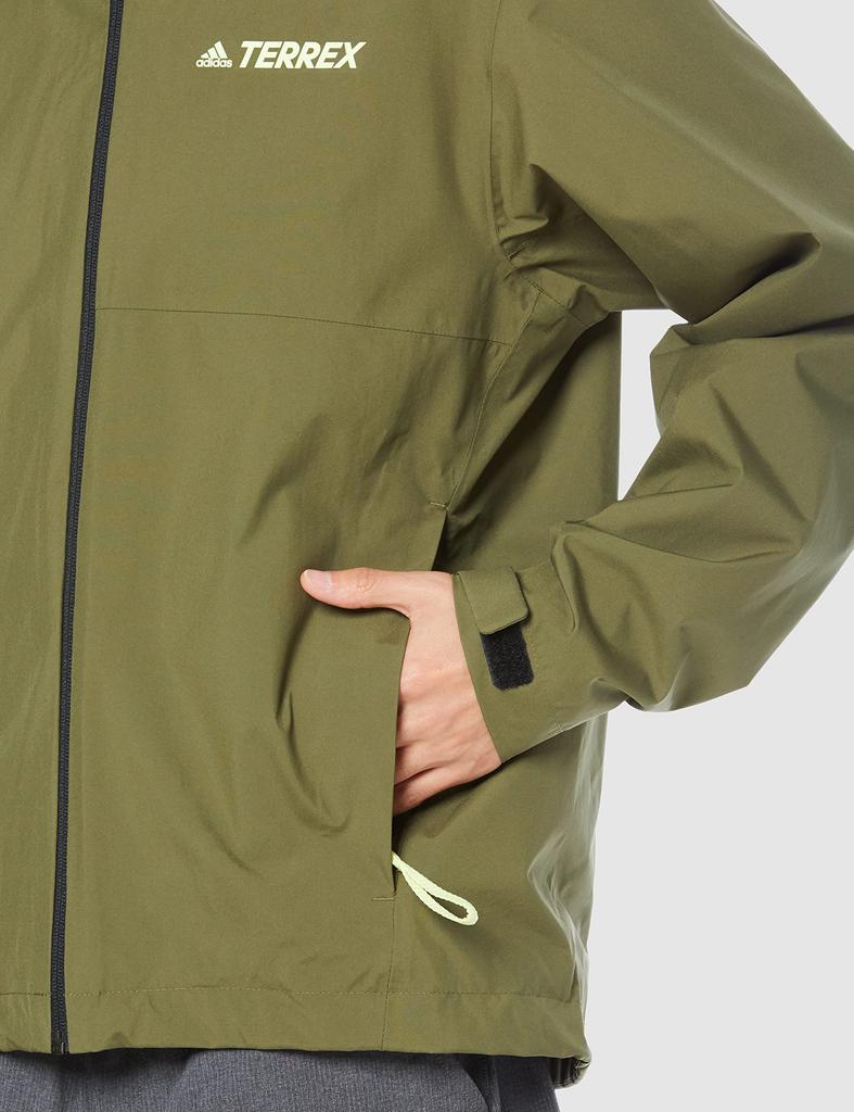 Adidas Jacket Terrex Multi RDY Prime Green Rain Jacket 29595 Focus Olive O RAIN. 2-Layer Men's (GU6485)