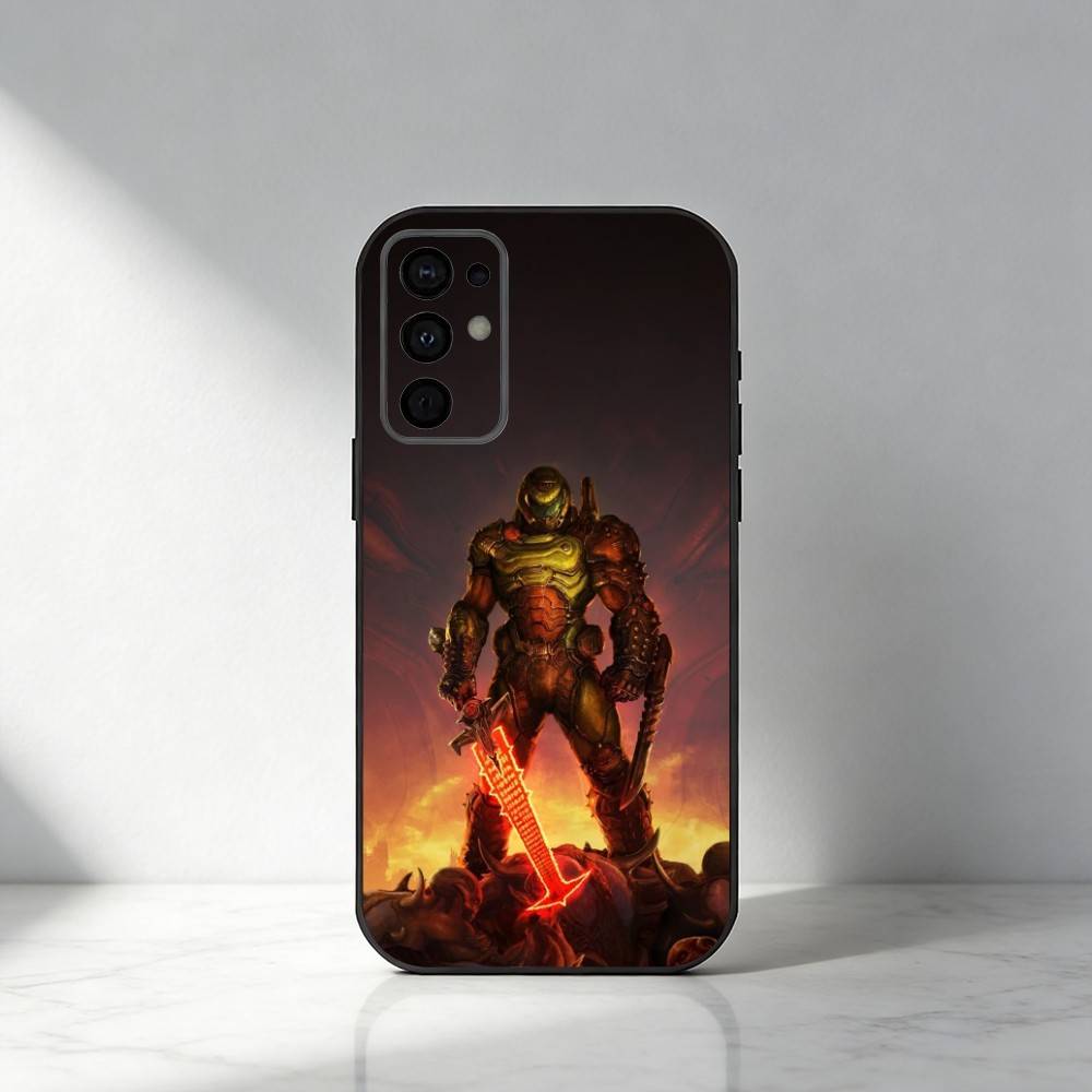 

Game D-DOOM Printed Phone Case For Samsung S25,S24,S21,S22,S23,S30,Ultra,S20,Plus,Fe,Note,5G Black Cover Samsung S26