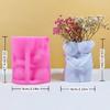 Couple Doll Silicone Mould for Flower Pots Vase Mold Concrete Cement Epoxy Resin