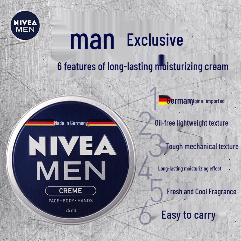 Nivea Men's Moisturizing Cream 3-Pack