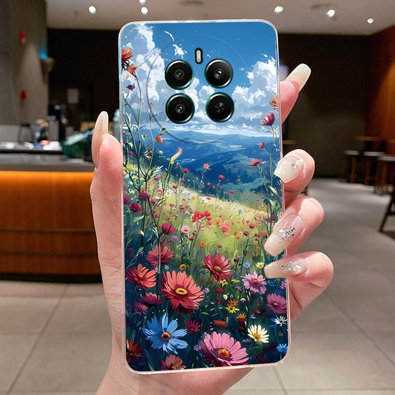 Transparent TPU Casing For Realme 12+ 12 12x 5G Case Luxury Dragon Cute Cool Boys Girls Back Cover For Realme 12 Plus Phone Case