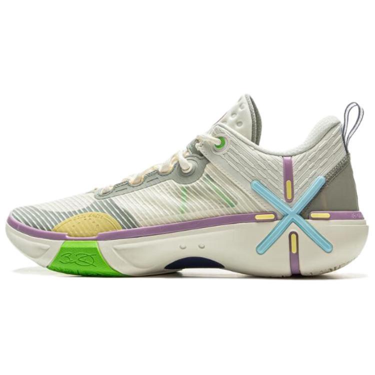Li-Ning Wade Shadow 6 V2 Beige Multi-Color Men s ABPV021-3 EU 41