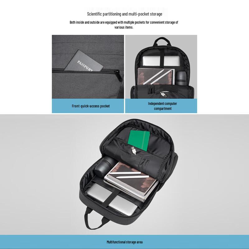 HP 16-inch Minimalist Grey Laptop Backpack