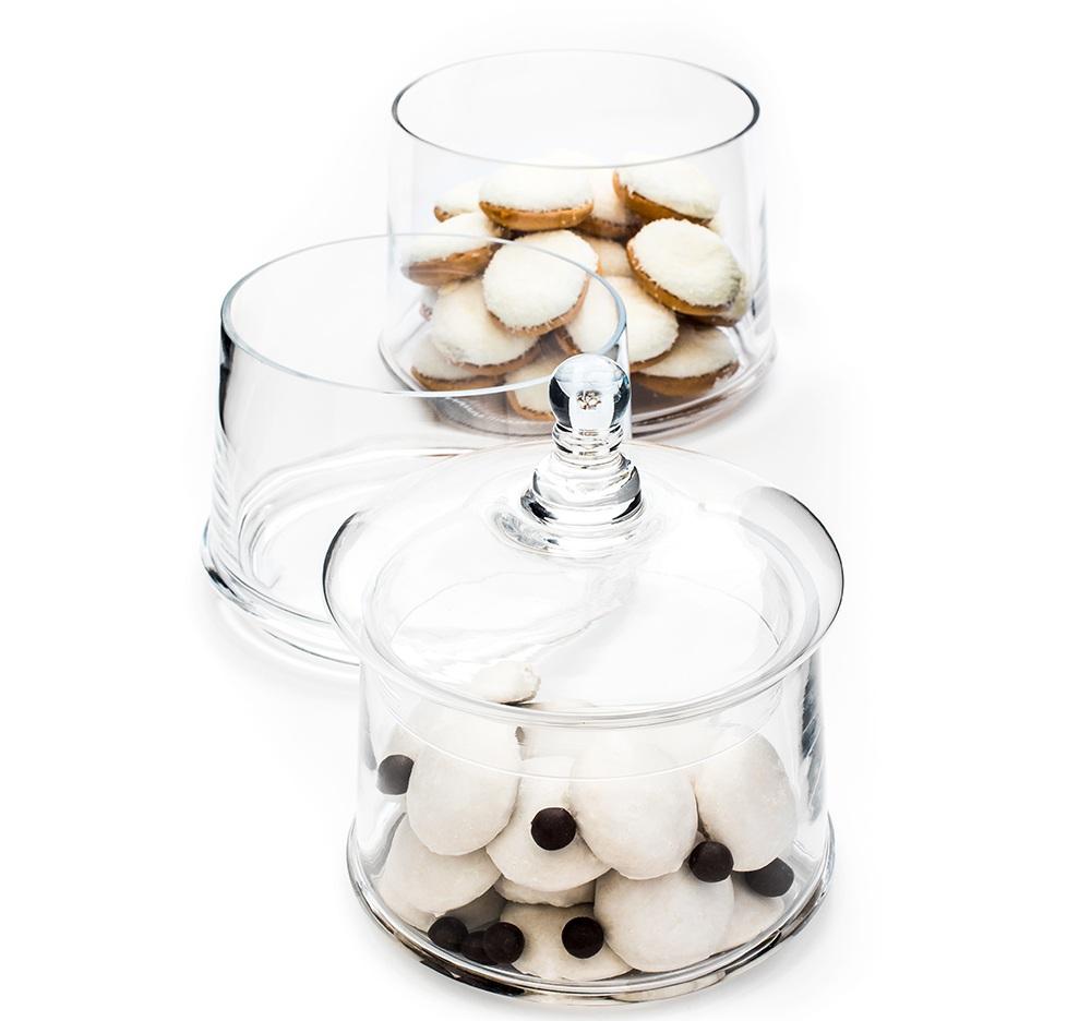 3-Tier Glass Cookie Jar Candy DUKA