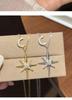 Moissanite Eight-Pointed Star Sterling Silver Necklace – Stylish & Versatile Clavicle Jewelry