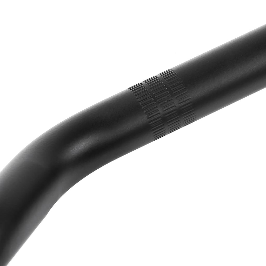 Motorcycle Tracker Handlebars, 22mm Drag Bar Replacement for Chopper Bikes, Black, Compatible with Cruiser and Bobber Bikes
