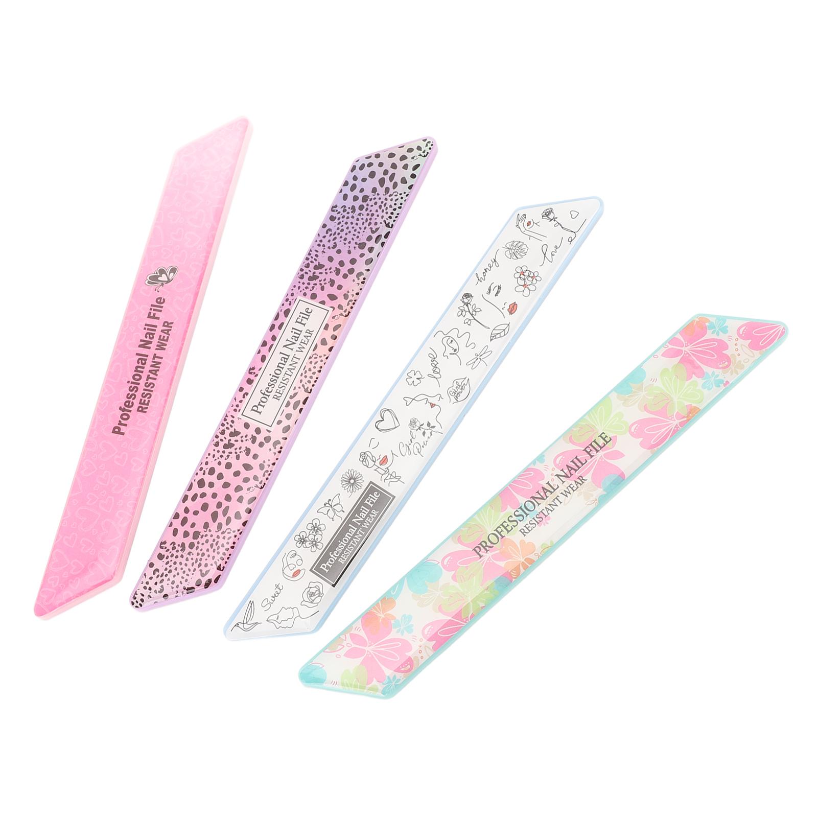 

4 шт. Пилки для ногтей из нержавеющей стали, формирующие, портативные, полирующие, полирующие, пилки для пальцев ног для педикюра и маникюра