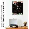 2025 Fu-ck It Wall Calendar for Tired-Ass Women, 2025 Fu-ck It Calendar for Tired Women, Home Office Hanging Calendar, Funny Swear Word Monthly