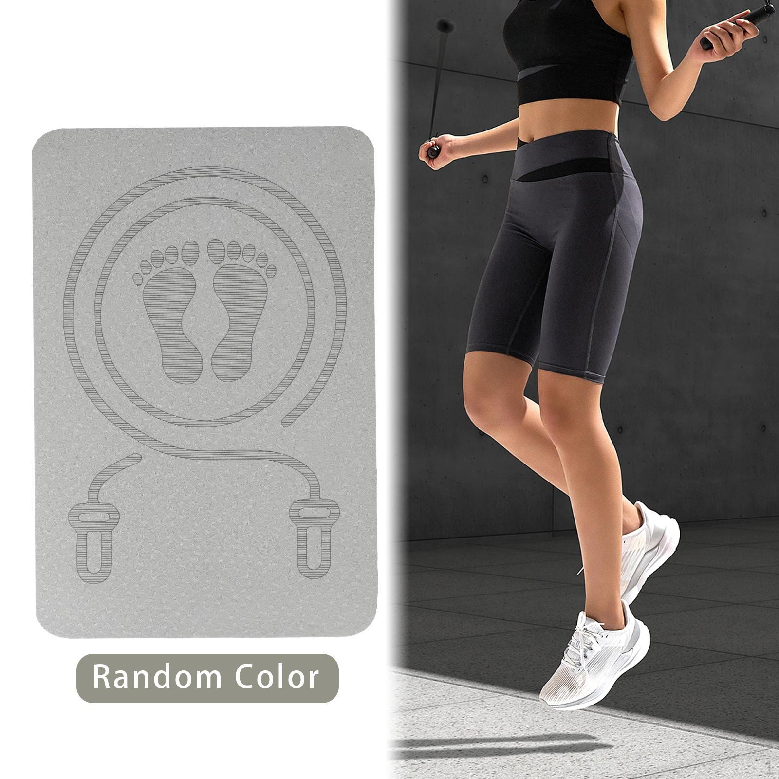 

Коврик для прыжков со скакалкой, фитнес-упражнения, звукоизоляция, противоскользящая подушка для прыжков 0.6 thick