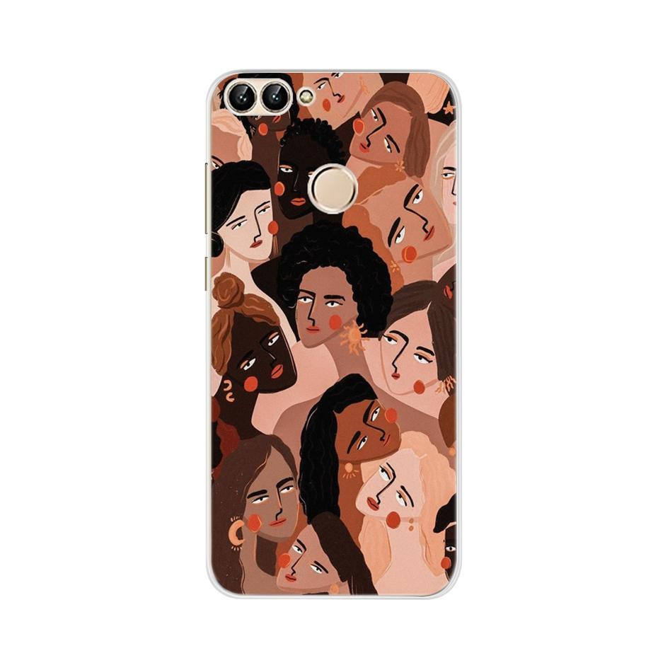 For Huawei P Smart 5.65inch Case Cute TPU Soft Silicone Back Cover Phone Case For Huawei P Smart 2018 FIG-LX1 PSmart Case