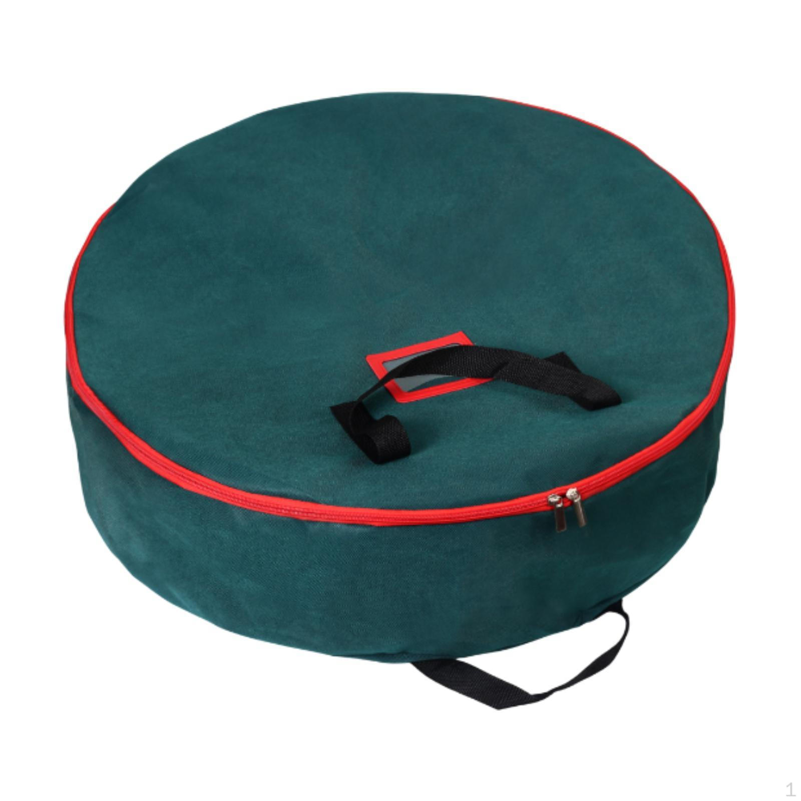 

Сумка для хранения рождественских венков, контейнер для рождественских гирлянд, декоративная защита украшений для вечеринок green L