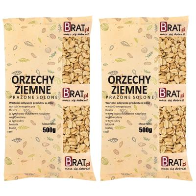 Roasted Salted Peanuts 1Kg (2X500G)