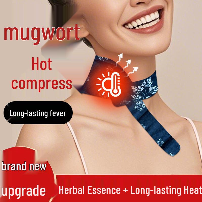 Mugwort Moxibustion Neck & Shoulder Heating Pad - Soothing Cervical Compress